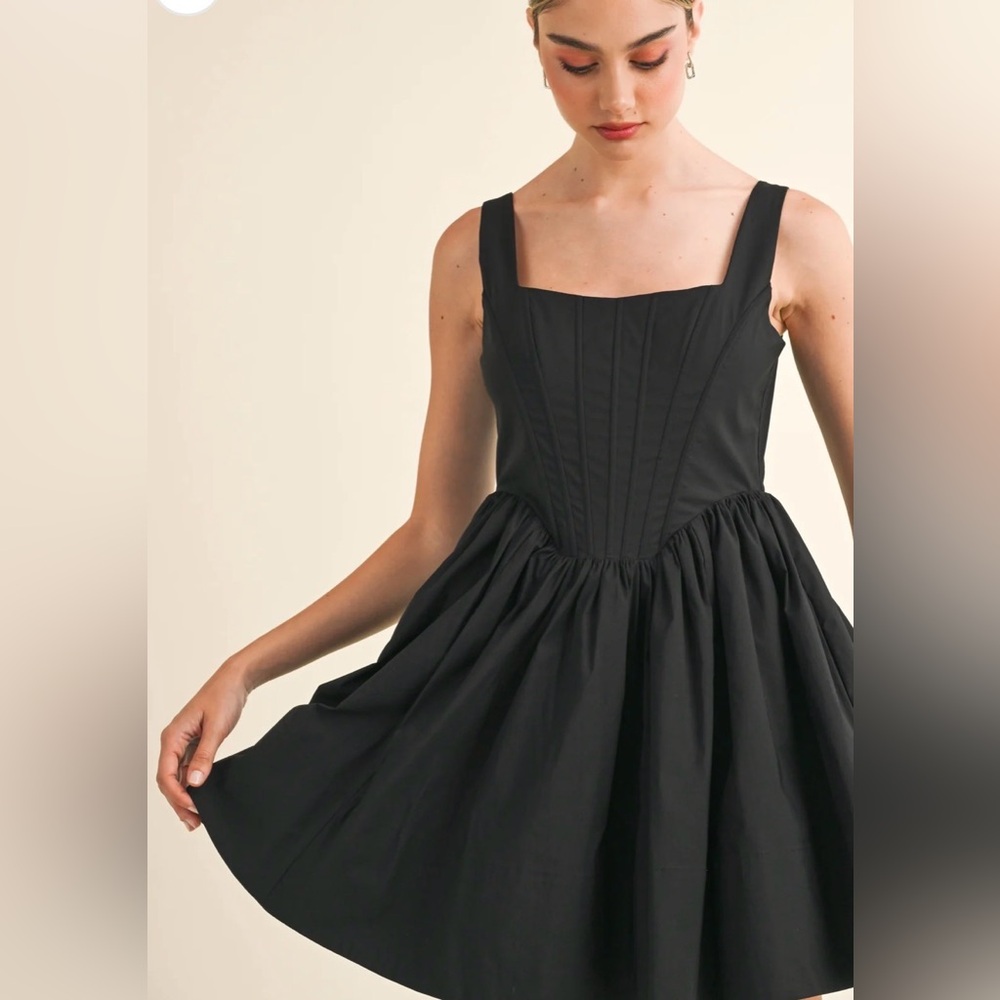 Reset Black corset dress